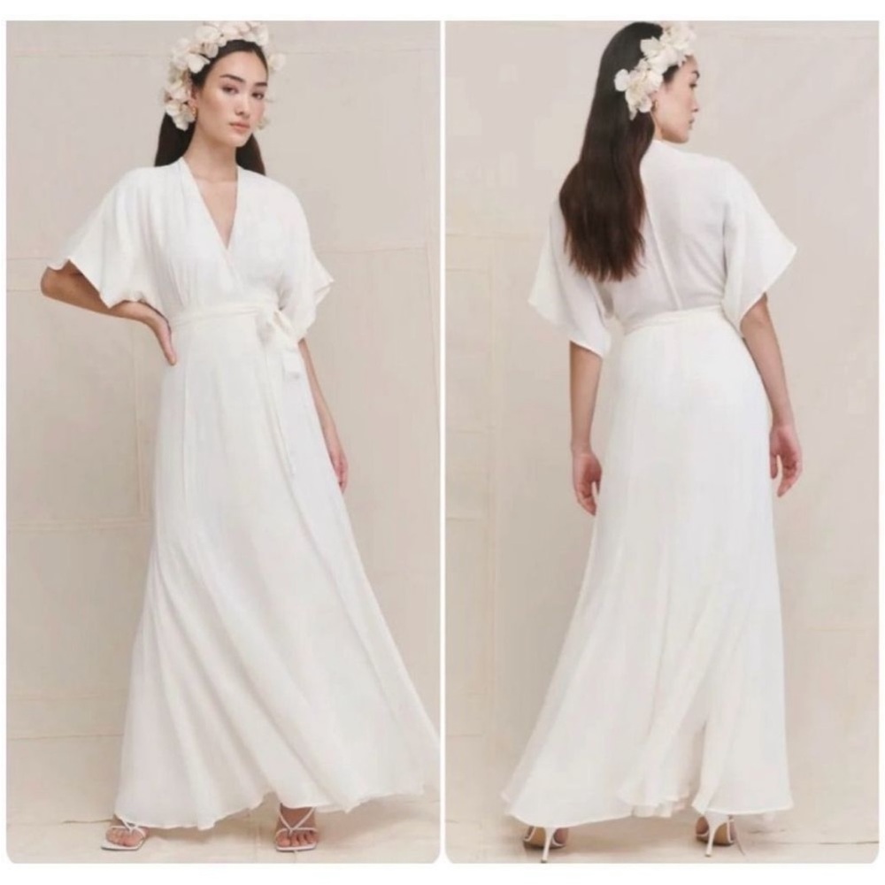 Reformation - Karen wrap dress - size 12 - worn once